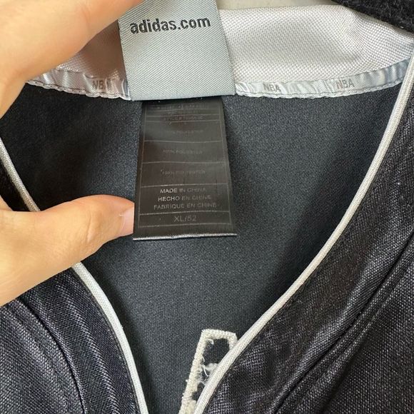 Miami Heat Dwayne Wade black white basketball adidas jersey men’s XL - Picture 6 of 9